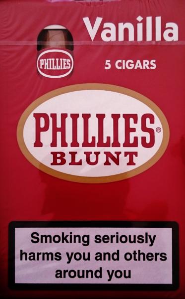Phillies Blunt Vanilla 5 Cigars